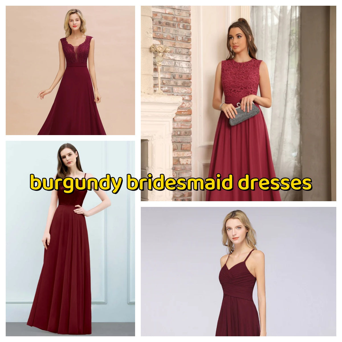 5 Chic Ways to Accessorize a Burgundy Bridesmaid Dress!