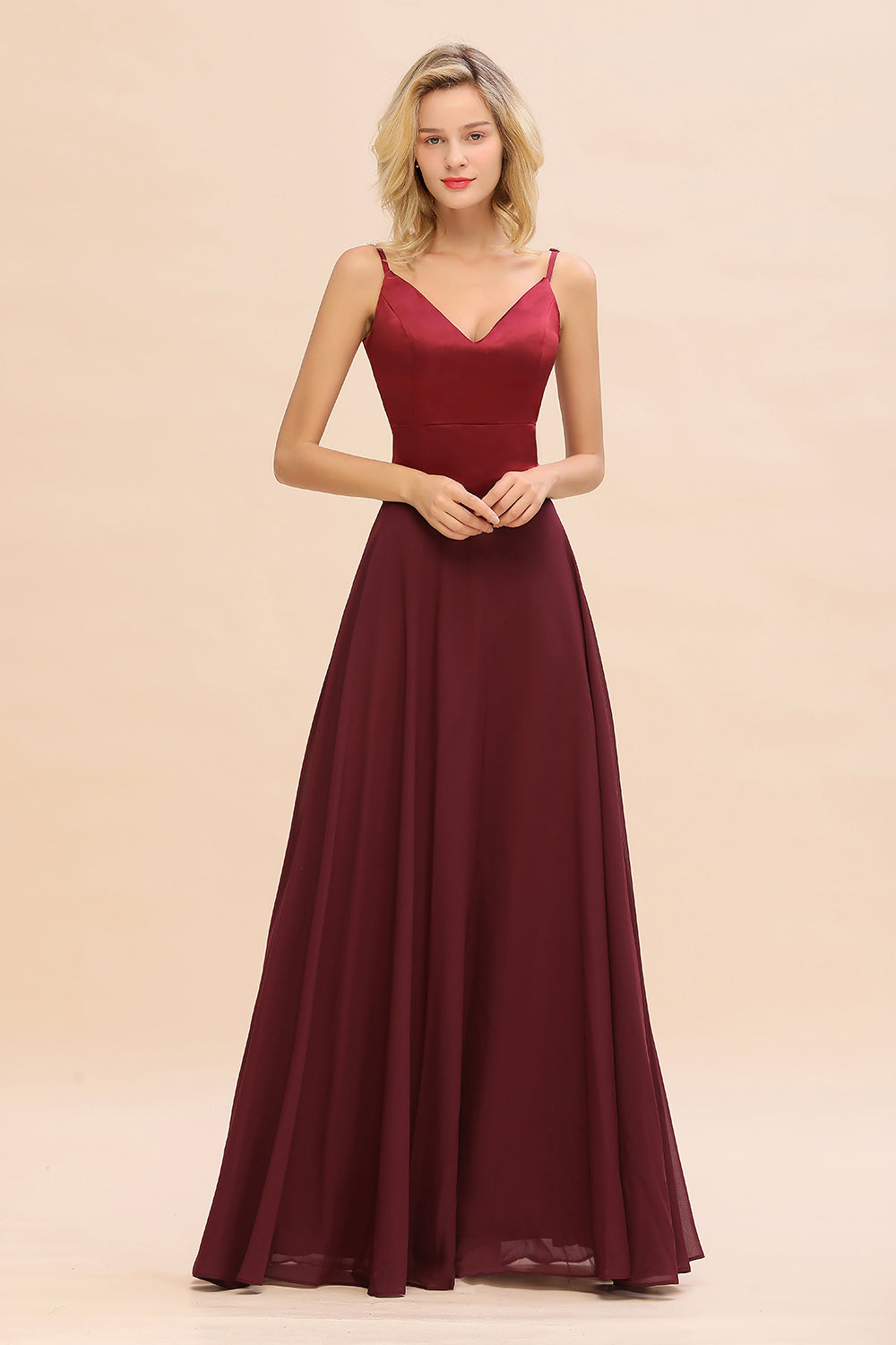 satin maroon bridesmaid dresses Burgundy Bridesmaid Dress Matte Satin Size 2X