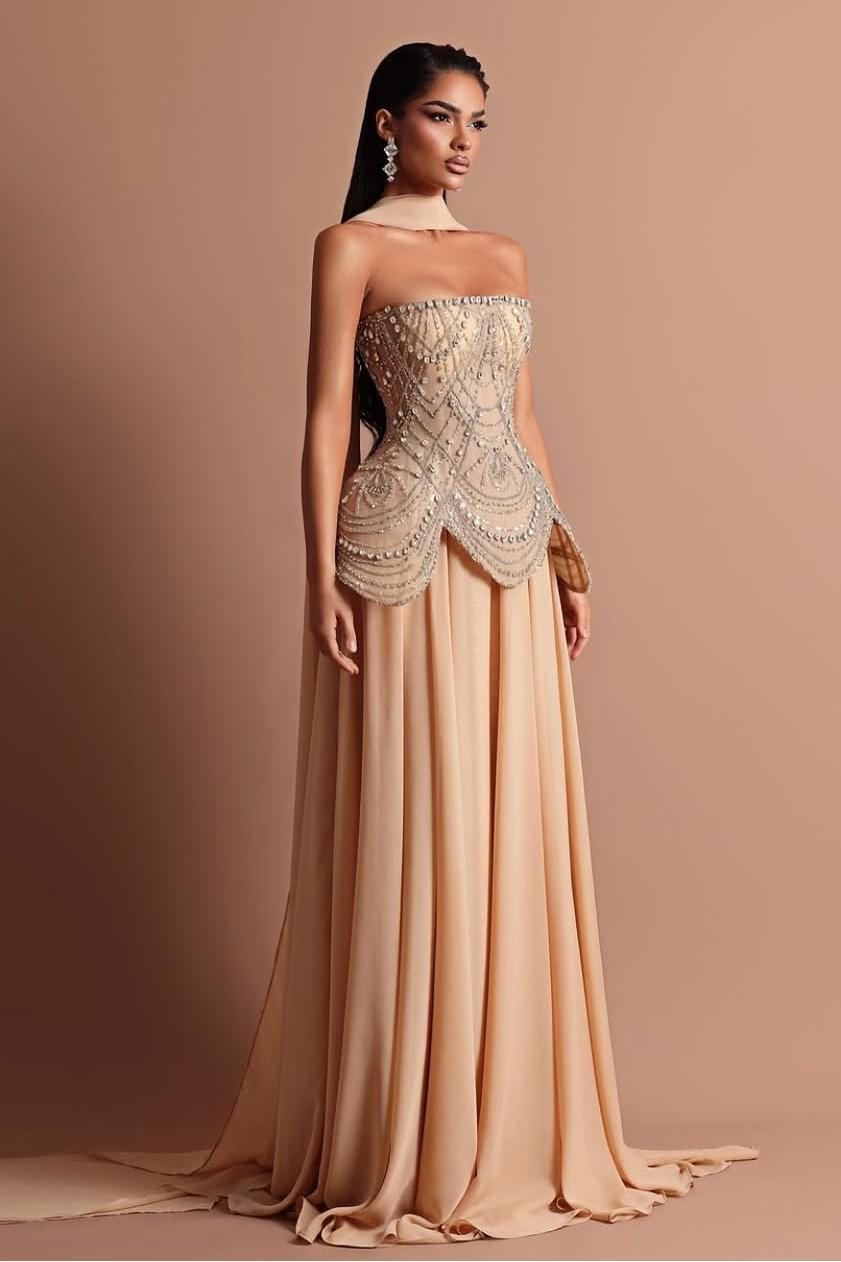 wrap strapless dress Sleeveless Long Formal With Beading Pleated What People Are Wearing dress overalls Designed to be as Size:Adult XL