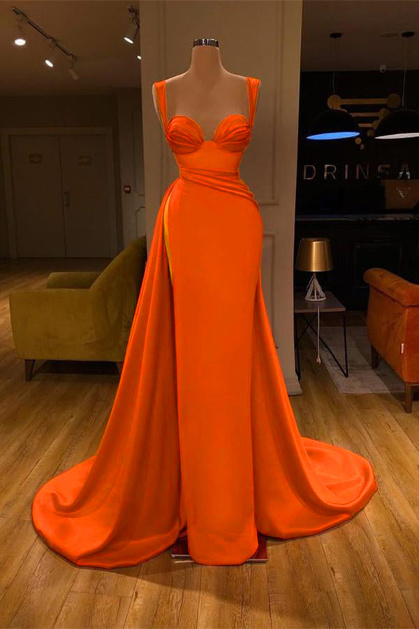 Sweetheart Long Slit Prom Dress Mermaid Sleeveless