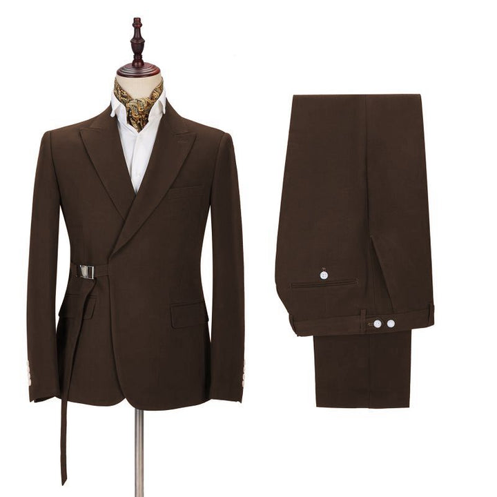 Koscy Popular Formal Bespoke Prom Suit with Peaked Lapel