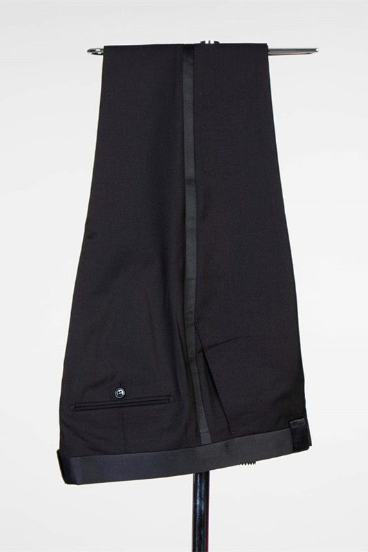 Koscy Glamorous Black Wedding Suit with Shawl Lapel for Groom