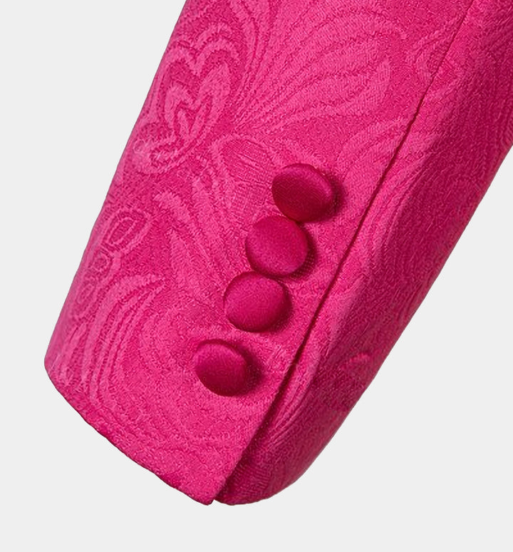 Koscy Best Wedding Suit - Pink One Button for Groom
