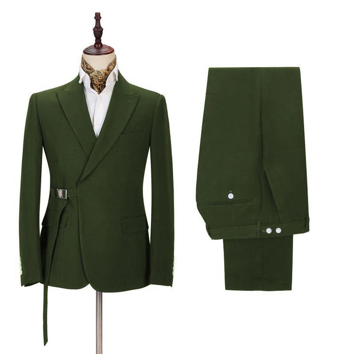 Koscy New Custom Business Classic Prom Suit with Peaked Lapel for Men