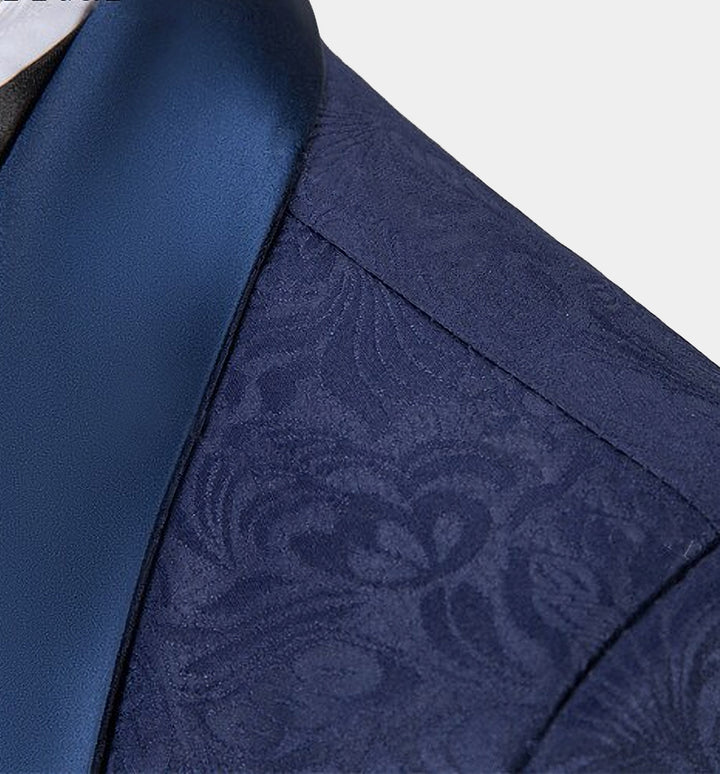 Koscy Navy Blue Groomsmen Suit - Three Pieces Tux, On Sale