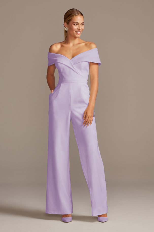 Koscy Graceful White Off-the-Shoulder Sleeveless Strapless Long Jump Suit