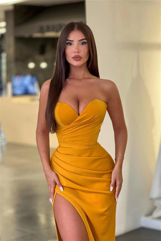 Sleeveless Mermaid Prom Dress With Split