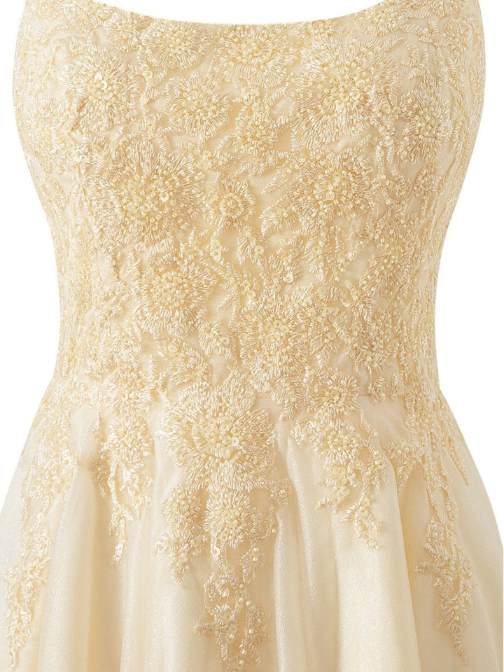 Koscy A-line Chiffon Short Homecoming Dress
