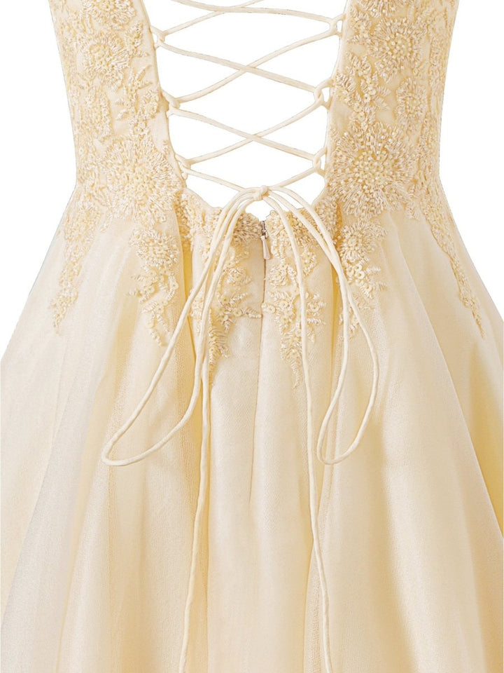 Koscy A-line Chiffon Short Homecoming Dress