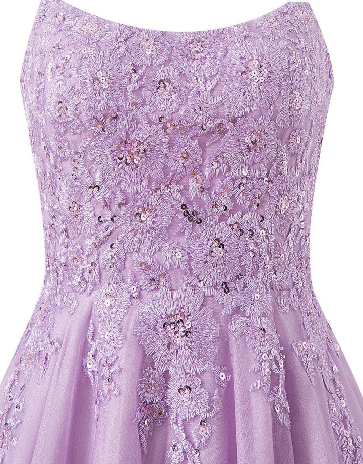 Koscy A-line Chiffon Short Homecoming Dress