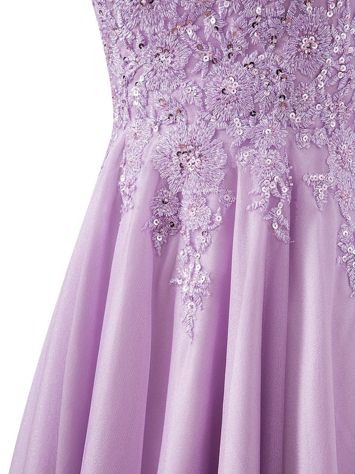 Koscy A-line Chiffon Short Homecoming Dress