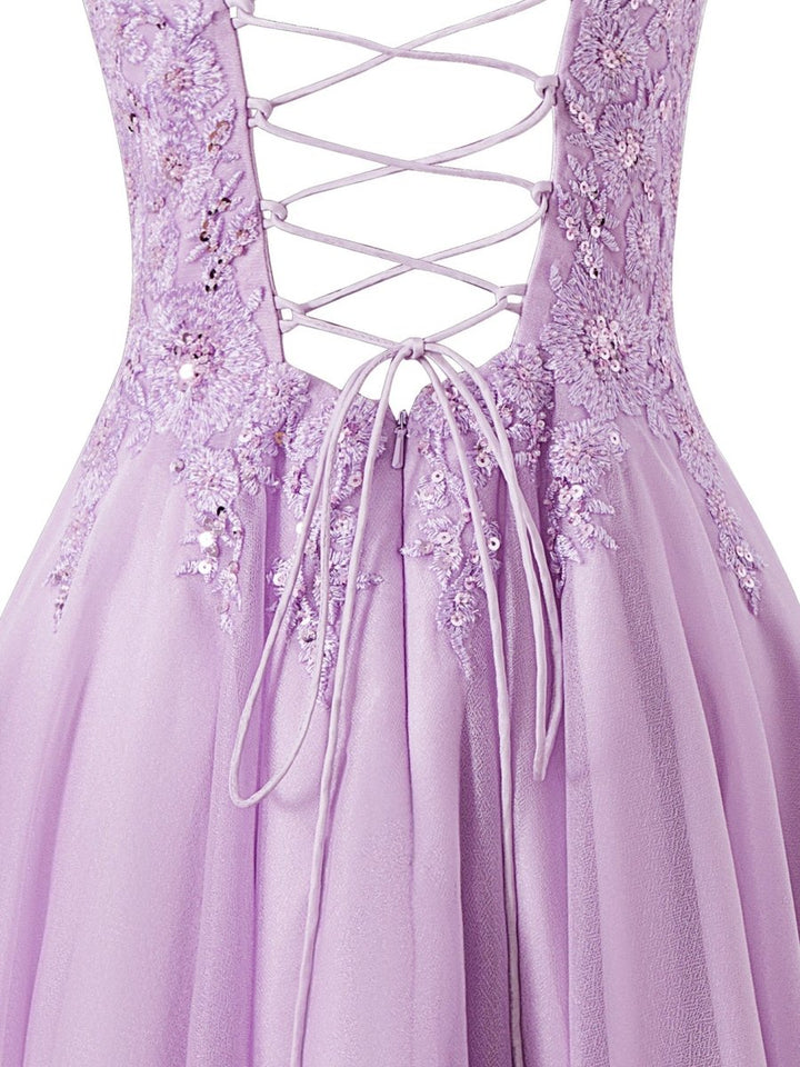 Koscy A-line Chiffon Short Homecoming Dress