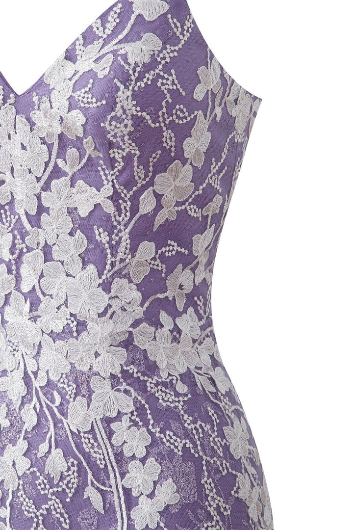 Koscy Sheath Short Spaghetti Straps Lace Homecoming Dress