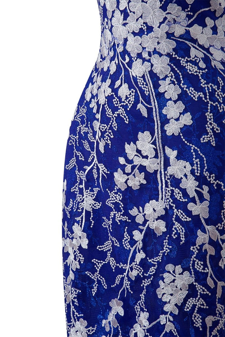 Koscy Sheath Short Spaghetti Straps Lace Homecoming Dress