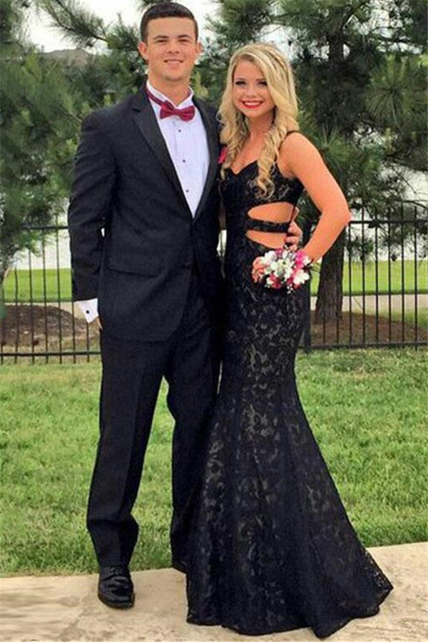Koscy New Arrival Two-Piece Black Wedding Suit for Groom