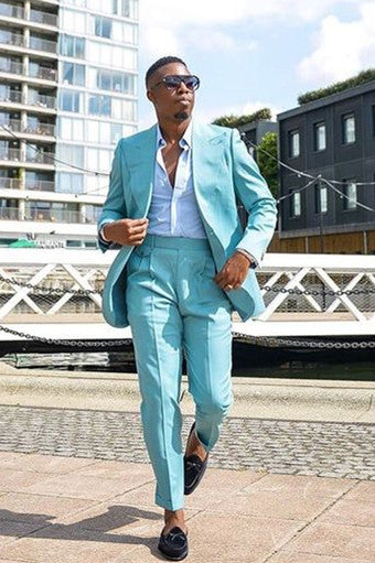 Koscy Popular Designer Wedding Suit with Peaked Lapel