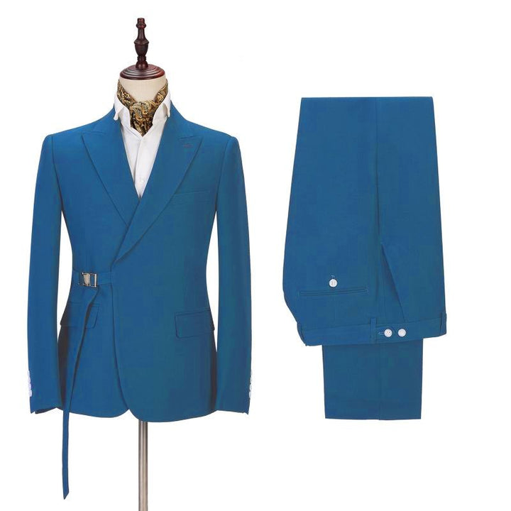 Koscy Popular Best-Fit Designer Wedding Suit with Peaked Lapel for Men’s Party