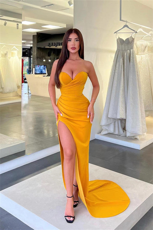 Sleeveless Mermaid Prom Dress With Split