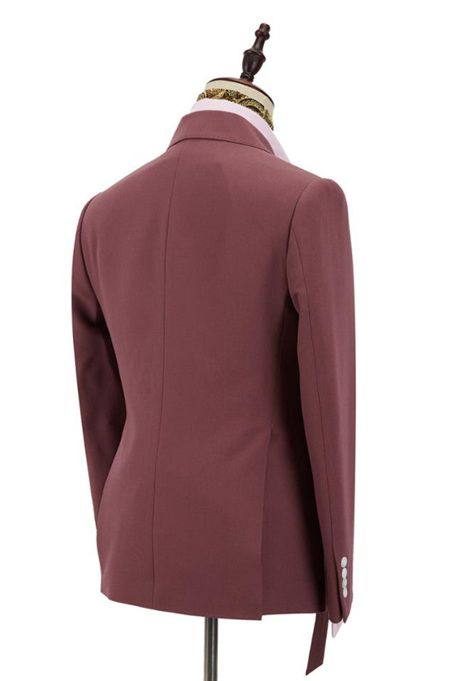 Koscy Modern Formal Blazer with Peaked Lapel for Men’s Wedding