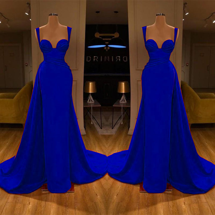 Sweetheart Long Slit Prom Dress Mermaid Sleeveless