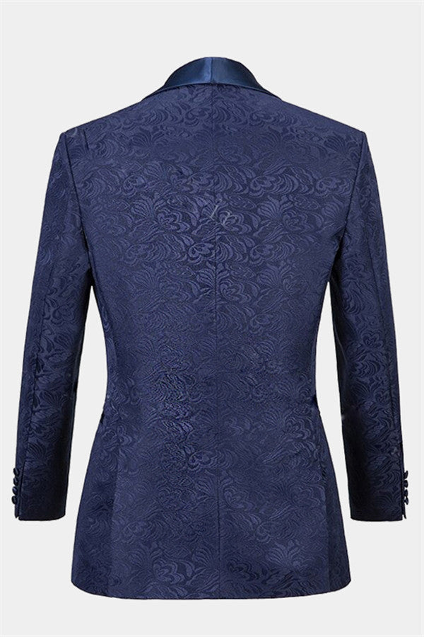 Koscy Navy Blue Groomsmen Suit - Three Pieces Tux, On Sale