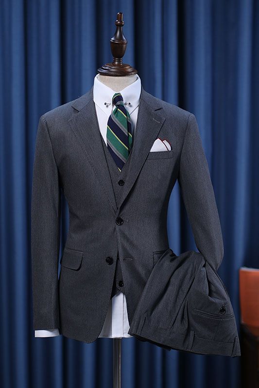 Jeremy Formal Three Pieces Slim Fit Custom Men’s Business Suit
