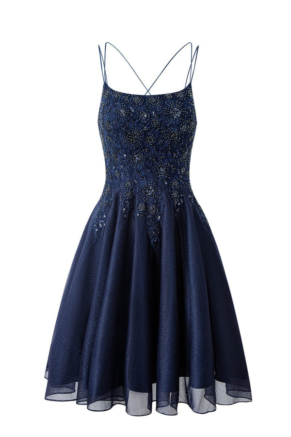 Koscy A-line Chiffon Short Homecoming Dress