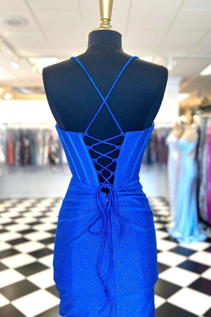 Koscy Sheath Jersey Homecoming Dress with Beading