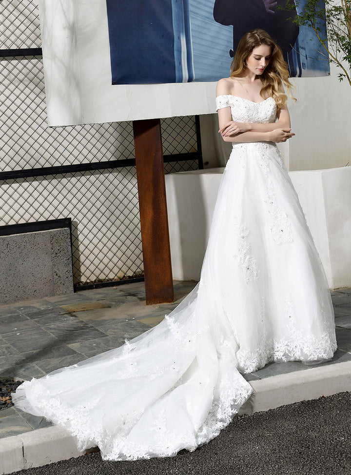 Shop A-line Wedding Dresses Online-Koscy