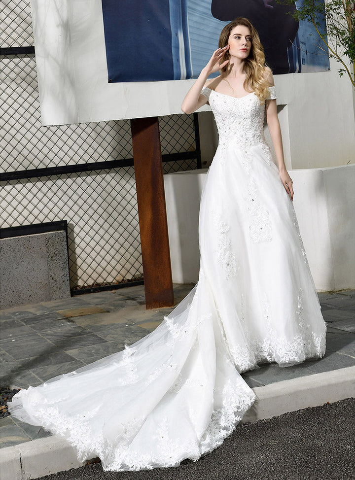 Shop A-line Wedding Dresses Online-Koscy