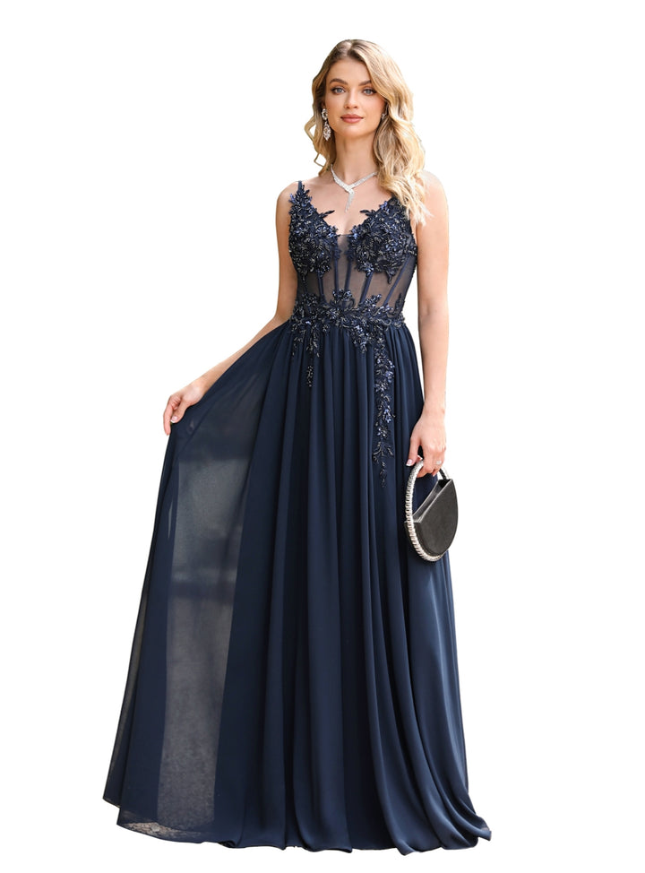 Shop Chiffon Aline Prom Dress Online-Koscy