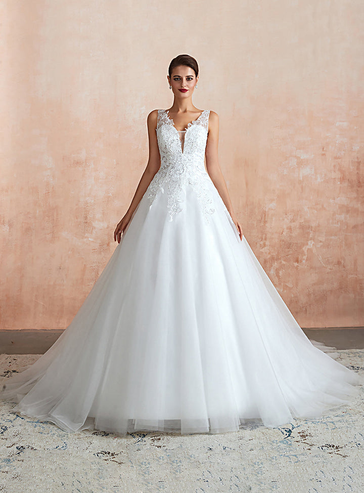 Shop A-line Lace Wedding Dresss-Koscy Shop A-line Lace Wedding Dresss-Koscy