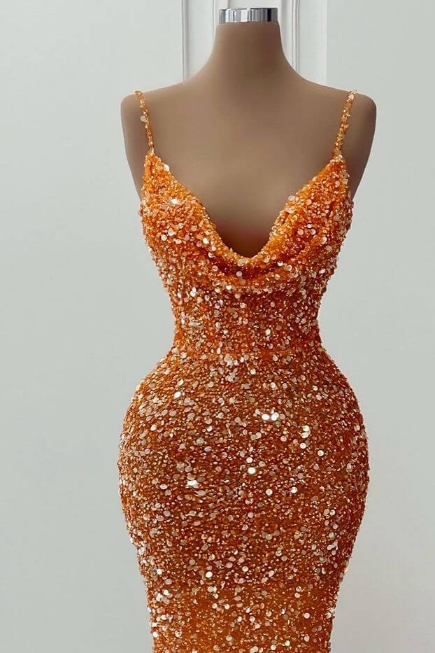 Orange V-Neck Spaghetti-Straps Long Mermaid Prom Dress With Sequins


Orange Mermaid Prom Dress with Sequins V-Neck Spaghetti Straps