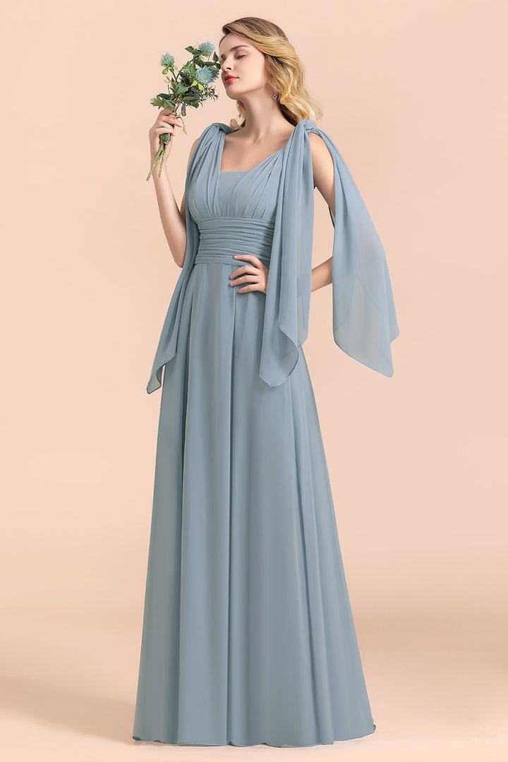 dusty blue convertible bridesmaid dresses Affordable Ruffle Bridemsiad Dress from a formal wedding mlp:mens-shoes 26 Sharp and Stylish Color:Saffron