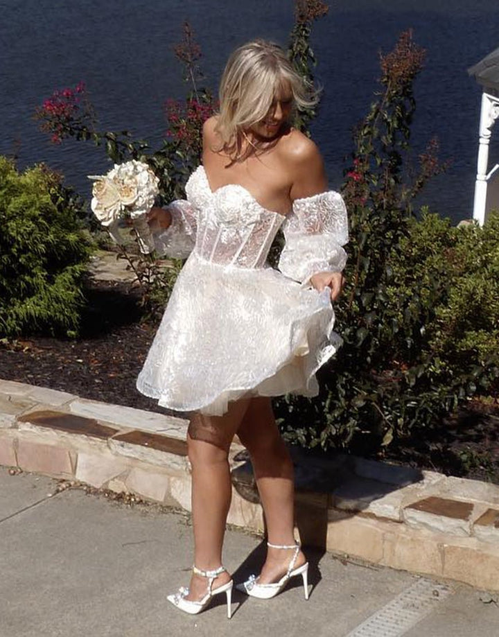 Koscy A-Line Sweetheart Homecoming Dress