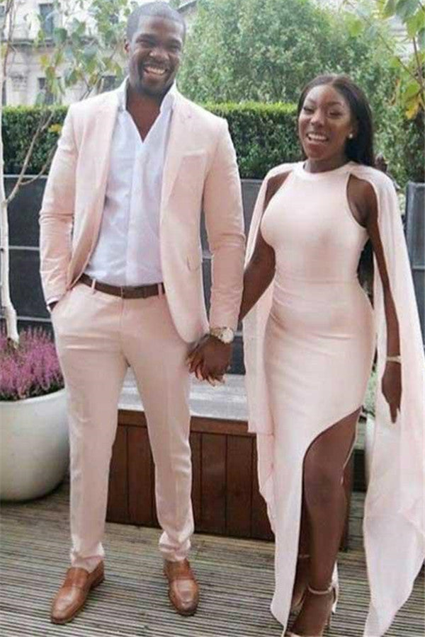 Koscy Daniel Wedding Suits - Pink Two Pieces for Sale