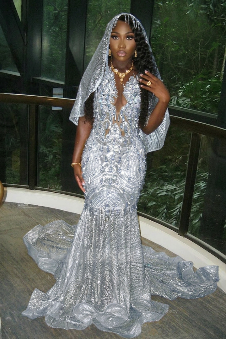 gold glitter mermaid dress Cinderella Divine main image 0