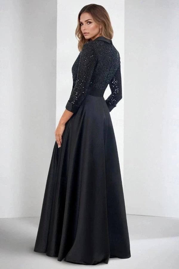 a line tuxedo dress black tuxedo dress Double Breasted Tuxedo Short Halter Dress In Black, Black / Regular / 20