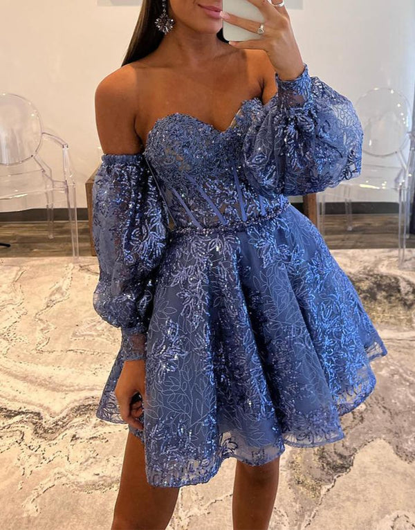 Koscy A-Line Sweetheart Homecoming Dress