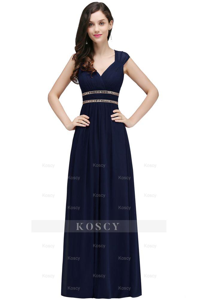 dusty blue prom dress Gray Blue V Neck Tulle Sequin Long Prom Dress, Blue Formal Graduation Dresses US 2 / Custom Color