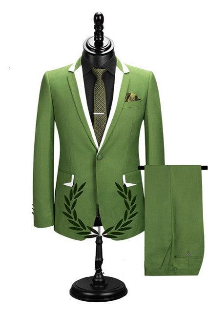 Koscy Glamorous Best-Fit Reception Suit with Notched Lapel for Groom 2024