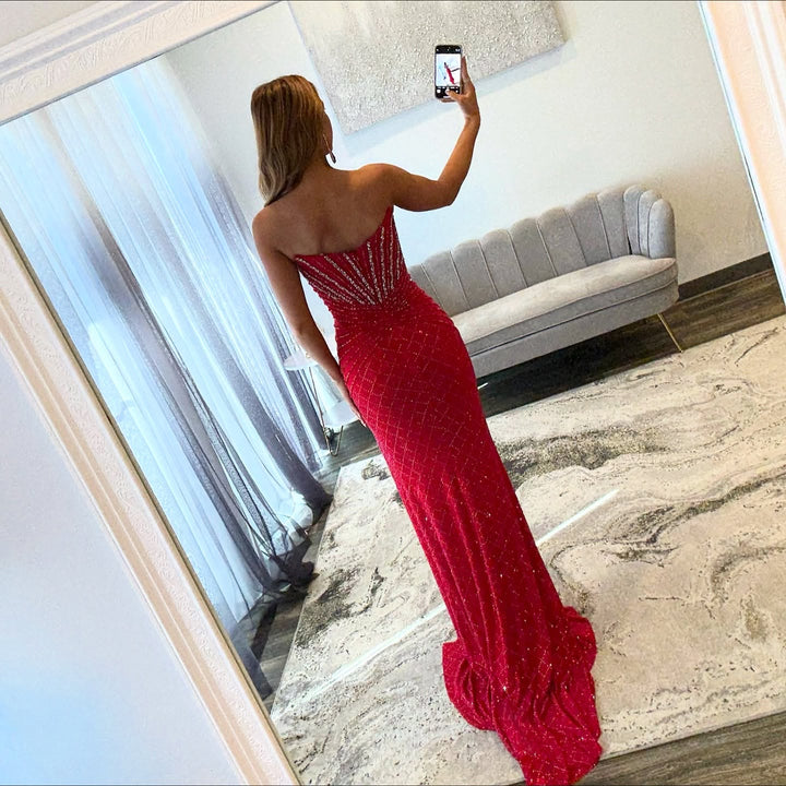 red prom.dresses 2025 Satin A-Line Prom Dresses with Wide Strap & 3D Flower FD520 Viniodress Adds a soft 9 red prom dresses you