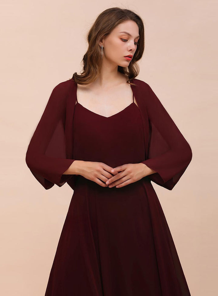 Chiffon Long Sleeves Special Occasions Wrap-koscy
