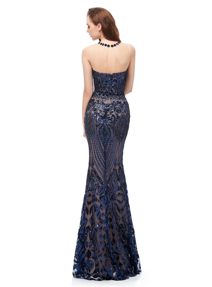 Crew Sleeveless Lace Mermaid Dress-koscy