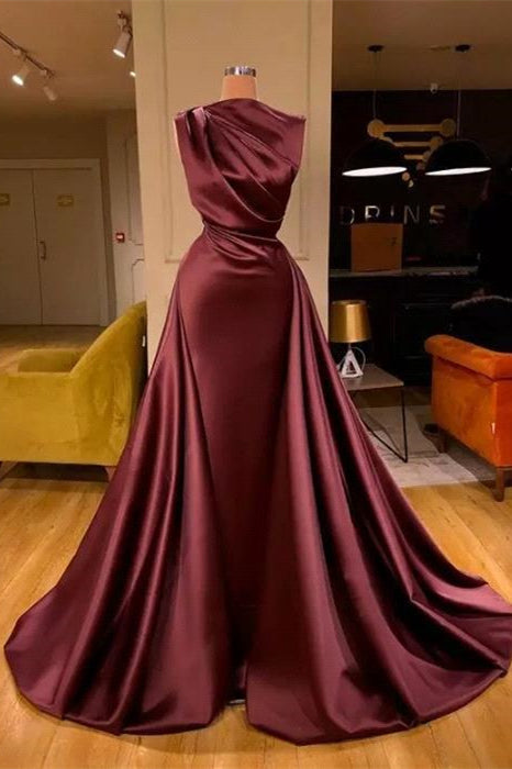 Long Evening Dress Mermaid Burgundy