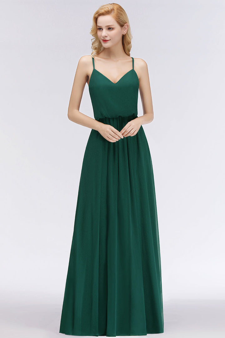 green modest bridesmaid dresses Azazie Daphne
