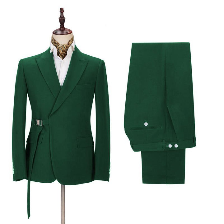 Koscy Shining Best-Fit Green Summer Wedding Suit Ideas Online