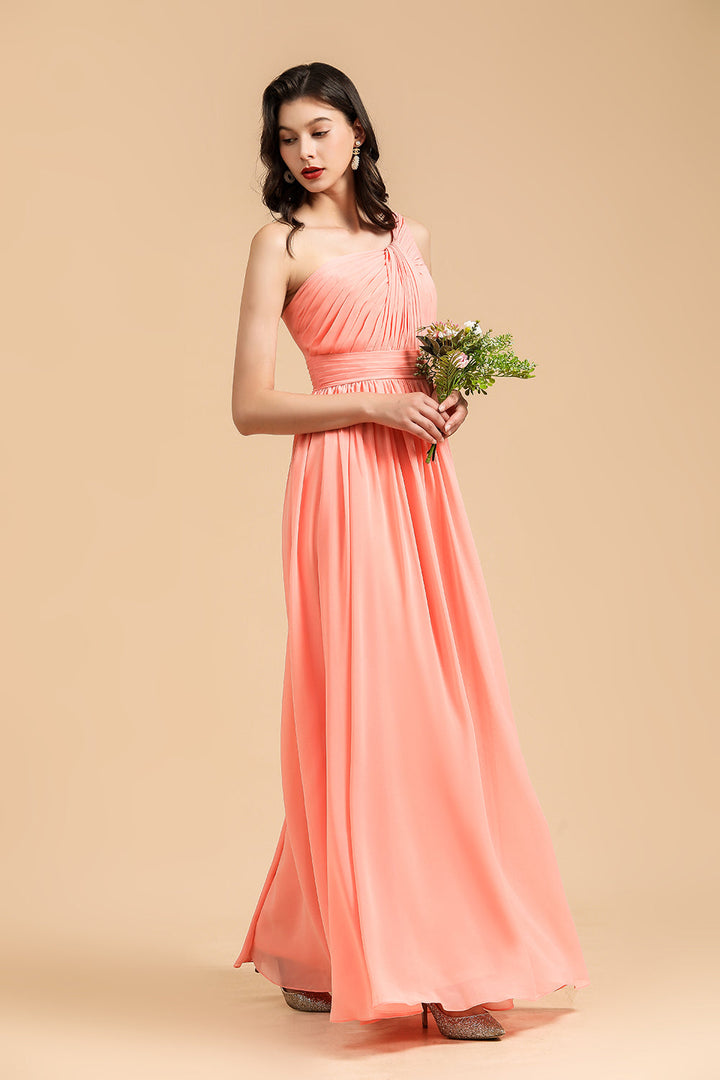 long chiffon coral bridesmaid dresses blue dress for baby girl Bridesmaid Dresses Coral A-Line Short Sleeves V  Neck Sequined Empire
