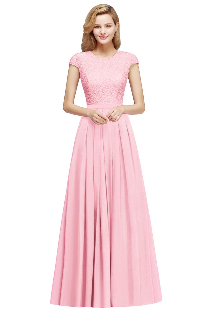 Elegant Cap Sleeves ALine Evening Swing Dress Navy Blue Long Party Dress Elegant Cap Sleeves ALine Evening Swing Dress Navy Blue Long Party Dress