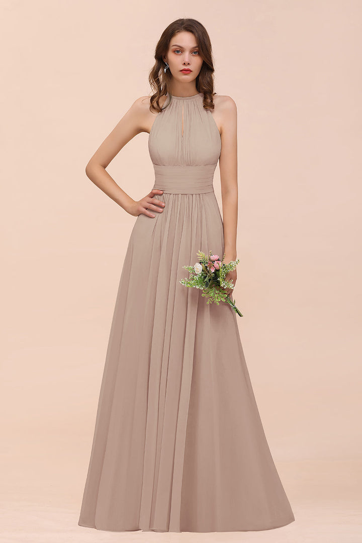 affordable bridesmaid dresses online Elegant Chiffon Jewel Ruffle Champagne Size:2-3Y asos House of CB hand-painted